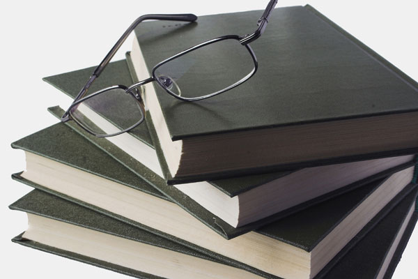 reference picture - stack of reference books